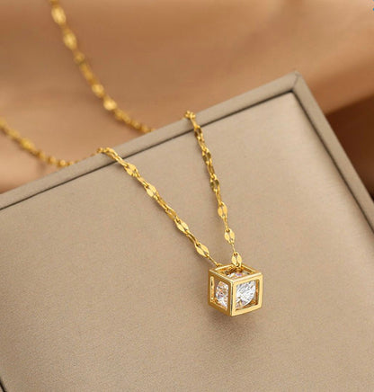 Gold Plated Zircon Jewelry Pendant Necklaces, 130 Units, New Condition, Est. Original Retail $5,250, Reno, NV